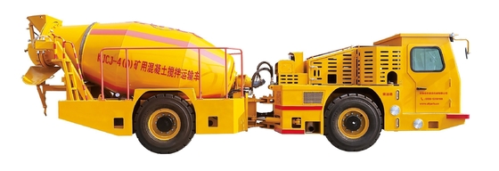 4 Cubic Meters Articulated Concrete Mixer Mining Concrete Mixing Truck KJCJ-4D