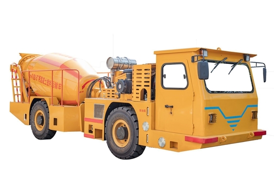 Articulated Body Structure Underground Concrete Mixer 1400mm Feeding Height