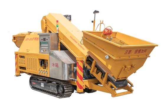Steel Track Chassis Underground Continuous Concrete Mixer Heavy Duty