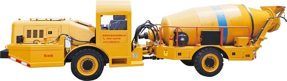 2.6 Cubic Meters Customization Mining Concrete Mixer Truck For Tunnel Construction